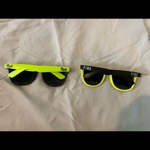 2 pairs of Victoria’s Secret sunglasses. Worn once